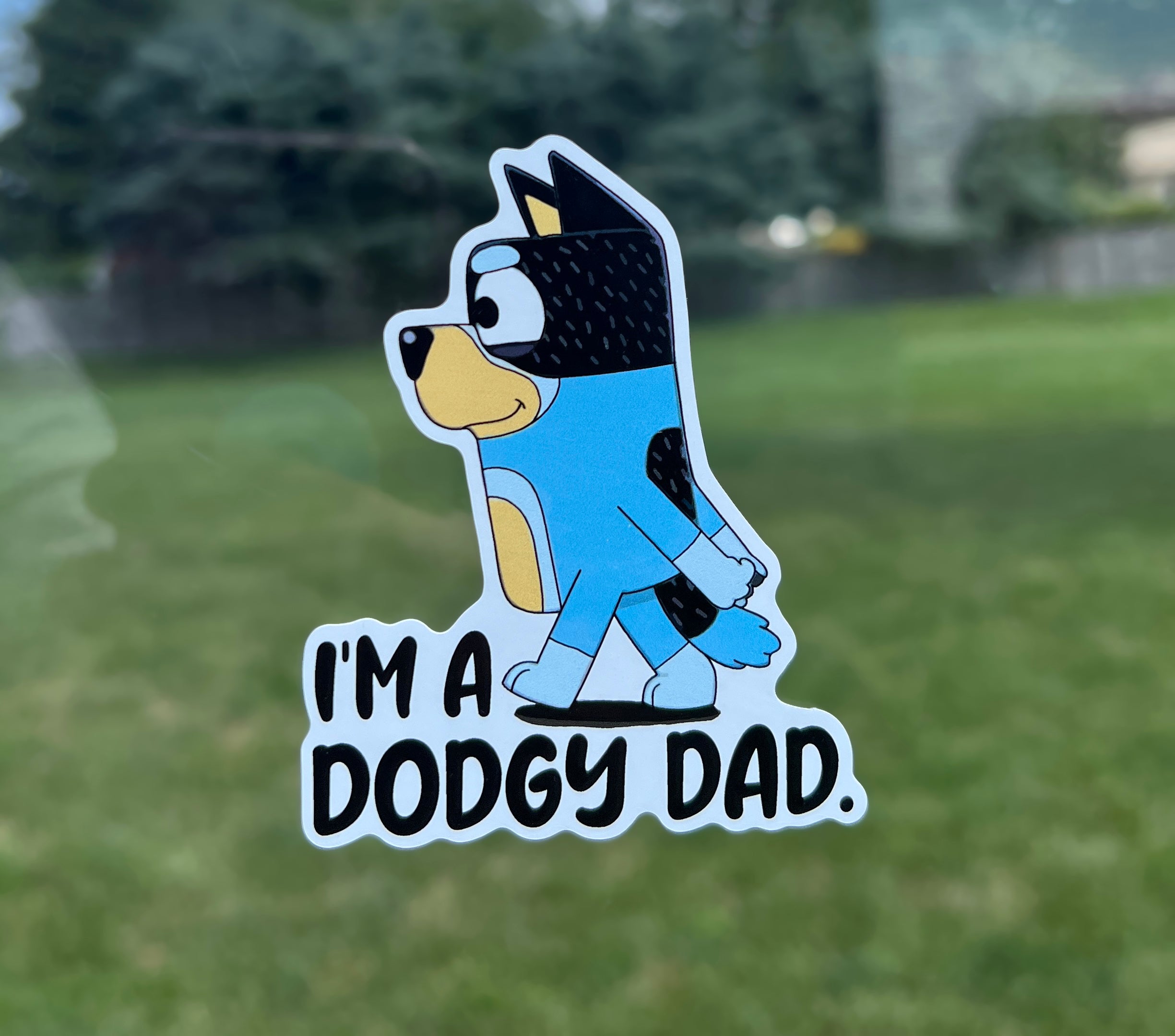 (B22) I'm a Dodgy Dad - Dog Family Decal / Sticker